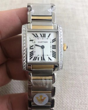 Cartier Replica Tank Francaise W2TA0003 - 25 MM